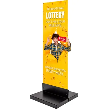 Ocelová základna pro reklamní panely 40 x 40 cm