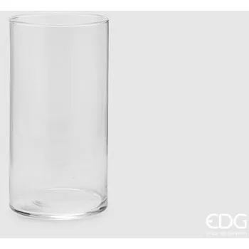 Váza EDG Cilindro 40 cm průhledná