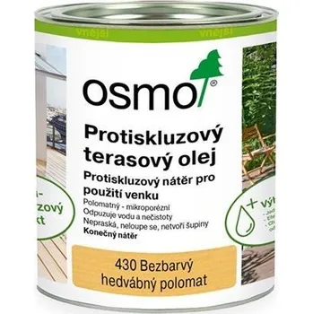 barva a nátěr na dřevo OSMO Protiskluzný teras. olej 0,75l 430