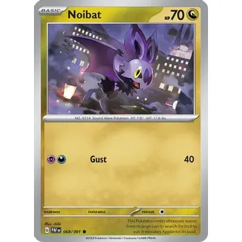 Sběratelská karetní hra Pokémon karta Noibat 068/091 - Paldean Fates