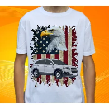 Pánské tričko tričko Chevrolet Captiva L (tričko s osobním autem)