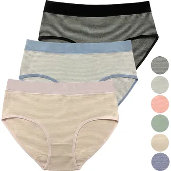 Kalhotky FANNIFEN Dámské bavlněné kalhotky YW4160 3 ks Velikost: XL