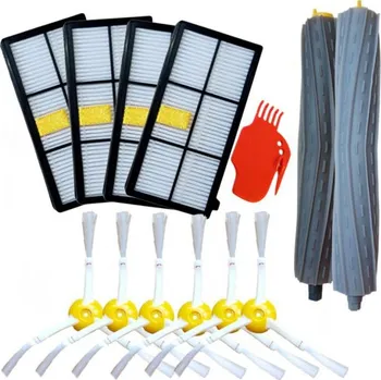 Sada příslušenství pro robotický vysavač HEPA filtry a kartáče pro vysavač iROBOT Roomba 971, 13ks