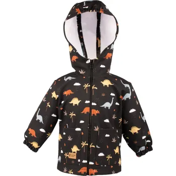 Chlapecká bunda Dětská softshellová bunda s membránou Monkey Mum® - Dinosauří cesta 110/116
