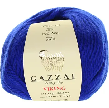 Příze Gazzal Viking 4025 královská modrá
