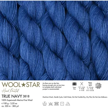 Příze Gazzal Příze Wool star 3818 jeansově modrá