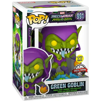 Dětské zboží Funko Pop! 991 Marvel Mech Strike Green Hoblin Glows in the Dark