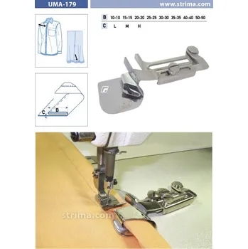 Texi Zakladač s podvinutím pro šicí stroje UMA-179 10-10 M