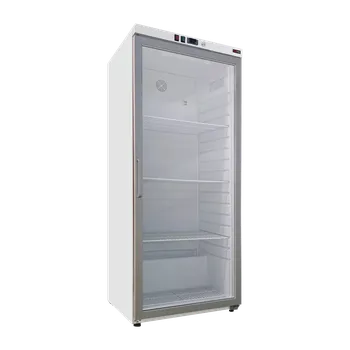 Lednice Skříň chladicí 350 l, prosklené dveře, bílá | REDFOX - DRR 400/G