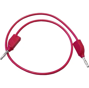 Měřicí kabel Mueller Electric BU-2929-M-39-2 měřicí kabel banánková zástrčka 4 mm banánková zástrčka 4 mm 0.99 m červená 1 ks