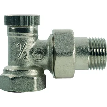 Ventil Uzavíratelné radiátorové šroubení, G3/8", rohové, mosaz