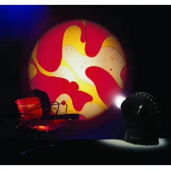 Lampa pro světelnou terapii Mathmos Space projektor, oil disk žlutá-červená