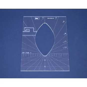 ISew Quiltovací pravítko list 4" NP-P06-4