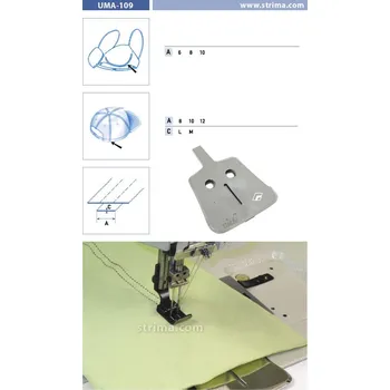 Příslušenství k šicímu stroji Texi Zakladač speciální pro šicí stroje UMA-109 8 M