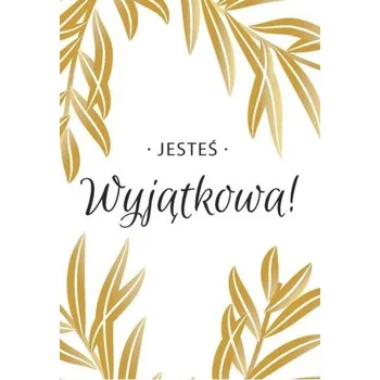 Set školních potřeb A Kartka składana - Jesteś wyjątkowa