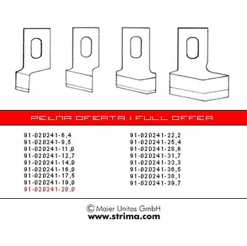 Příslušenství k šicímu stroji Pfaff Nůž 91-020241-20.0 MAIER