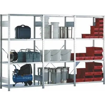 Dílenský regál HTI Policový regál bezšroubový 2000x1000x400 mm - přístavba MC-3573