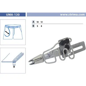 Texi Lemovač skládající napůl pro šicí stroje UMA-130 12/6