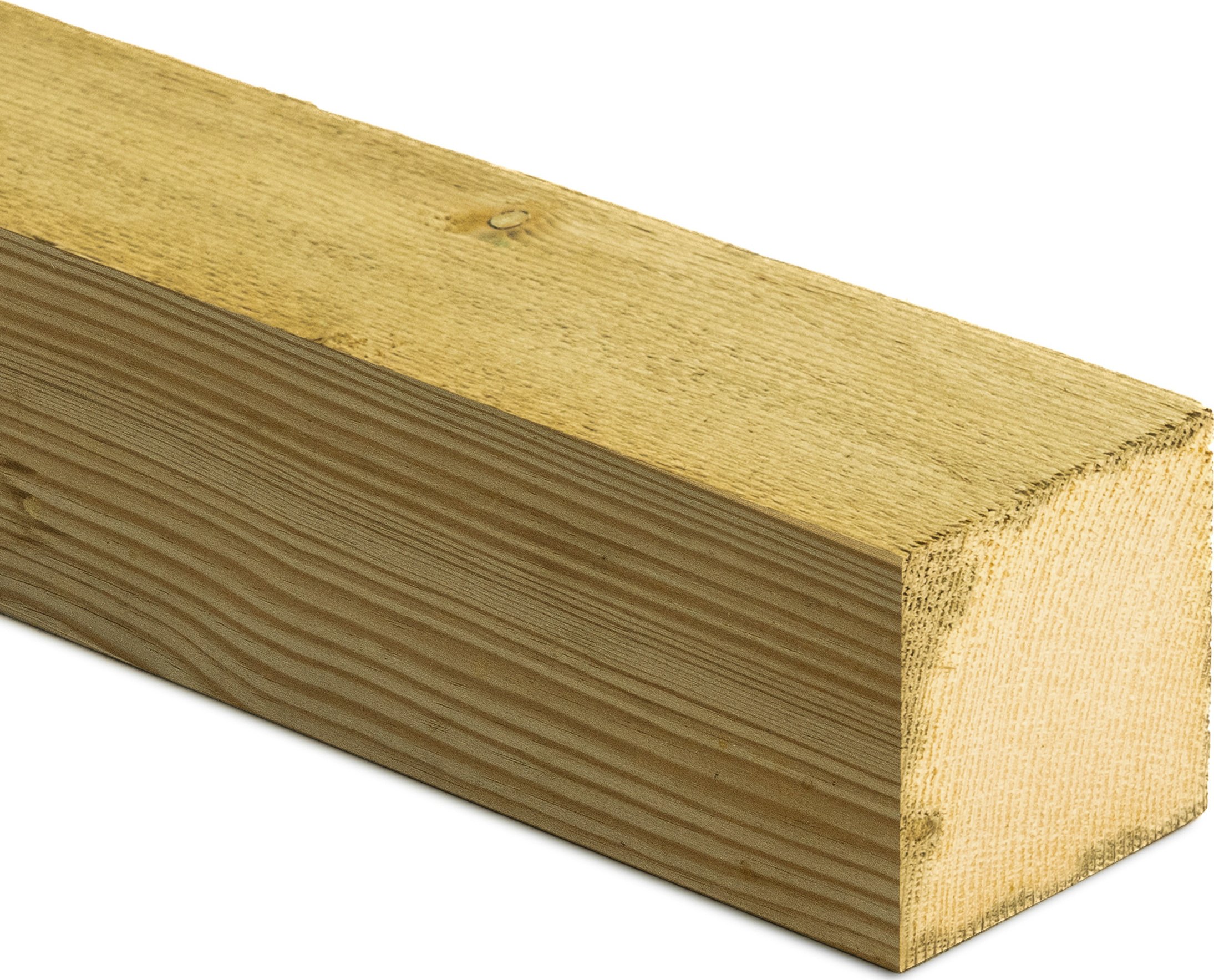 Hranol nehoblovaný Smrk, 100x100x4000 mm, impregnovaný