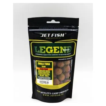 Boilies Jetfish Jet Fish Extra tvrdé boilie Legend Range - Chilli Tuna/Chilli - 250g Velikost: 20 mm