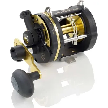 Rybářský naviják WFT multiplikátor Offshore 2-Speed 30 LW LD LH (Dvourychlostní multiplikátor s řadičem a pákovou brzdou na sumce a rybolov v Norsku.)