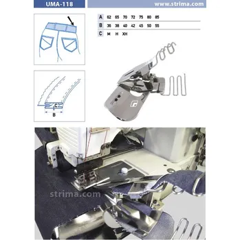 Texi Zakladač pásku pro šicí stroje UMA-118 80/50 XH