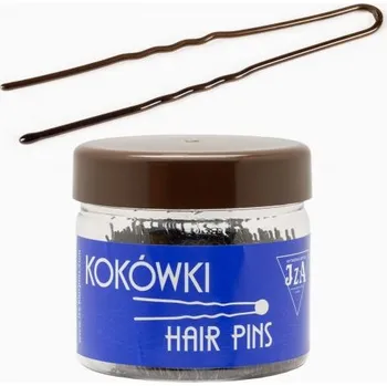 Vlásenky do vlasů profilované, barva hnědá 4,5 cm, 350 g