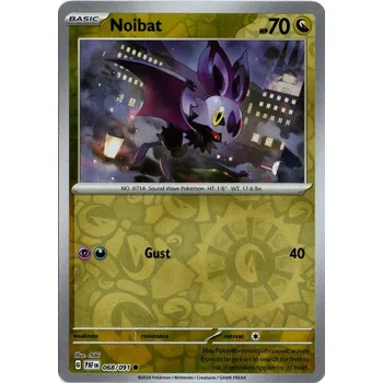 Sběratelská karetní hra Pokémon karta Noibat 068/091 Reverse Holo - Paldean Fates