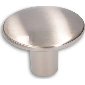 Nábytkové kování Rustikální nábytková úchytka LUNA, kovová, nikl broušený, průměr 30 mm 2087F-30 ZN21