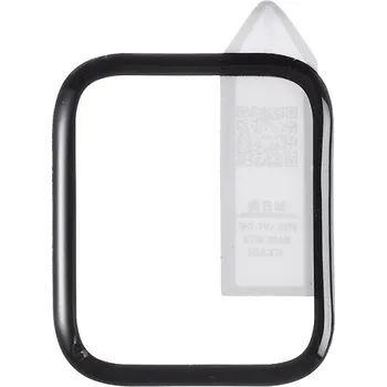 Tvrzené sklo (Tempered Glass) RURIHAI pro Apple Watch 44mm Series 4 / 5 / 6 / SE - 3D okraj - černé / čiré