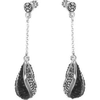 Náušnice Argento 63772 Stříbrné náušnice - křišťály Swarovski