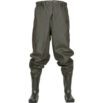 Prsačky Brodící kalhoty do pasu PROS Standard - zelené vel. 45