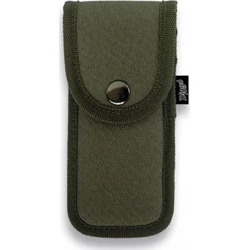 Pouzdro na nůž Albainox Pouzdro DINGO na zavírací nůž s drukem ZELENÉ