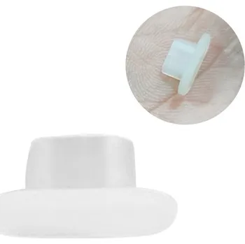 Silikonová krytka proti prachu pro micro USB port/Lightning - průhledná