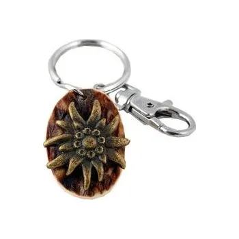 Módní doplněk Klíčenka parohová - ovál - plesnivec