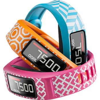 Příslušenství k chytrým hodinkám GARMIN řemínek - VÍVOFIT 2 - PALM BEACH - růžová/oranžová/tyrkysová