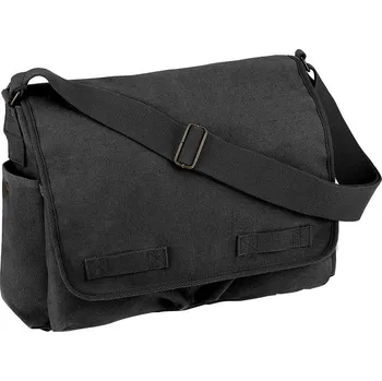 Sportovní vak ROTHCO Taška VINTAGE přes rameno 38 x 28 x 15 cm TMAVĚ ŠEDÁ