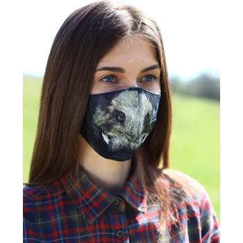 Pleťová maska TETRAO bavlněná ochranná maska na obličej - divočák 1 ks