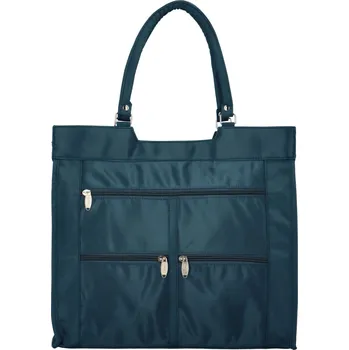 Dámská kabelka na rameno šedomodrá - Bellugio Wilena tyrkysová