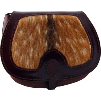 Lovecká brašna hovězí s dančí srstí malá