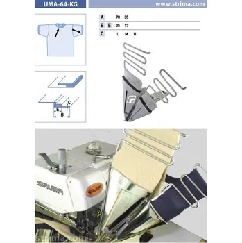 Příslušenství k šicímu stroji Texi Zakladač výpustků pro šicí stroje UMA-64-KG 70/35x35/17 M