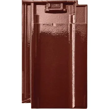 pálená krytina ERLUS REFORMPFANNE SL Taška základní 1/1 Burgund - burgund ušlechtilá engoba lesk