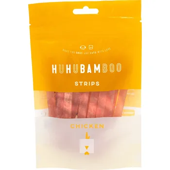 Pamlsek pro psa Huhubamboo kuřecí proužky 75g