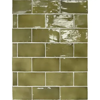 Venkovní dlažba Equipe MANACOR obklad Basil Green 7,5x15 (0,5m2) (EQ-3)