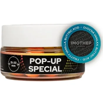 Boilies Imothep carpbaits Imothep Pop-up special mix - ovocná vanilka, butyric acid (EGYPT ICE) 16 mm