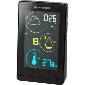 Meteostanice Meteostanice Bresser Temeo Life H s barevným displejem, černá