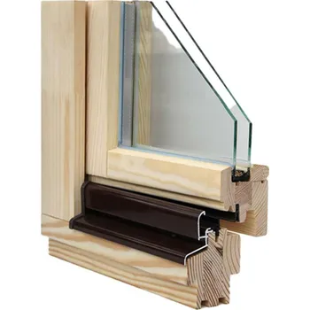 Okno RADEX Okno dřevěné borovice EURO, 68mm, 2sklo, otevíravě-sklopné OS1A, 60x90, levé