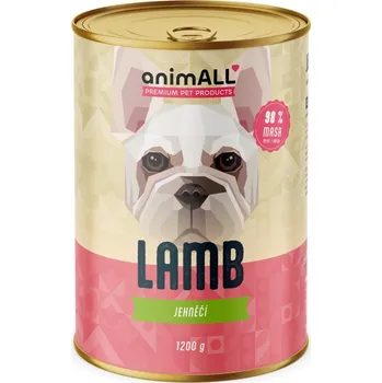 Krmivo pro psa animALL konzerva Jehněčí 1200 g