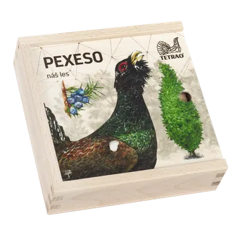 Pexeso Dřevěné vzdělávací pexeso TETRAO - náš les