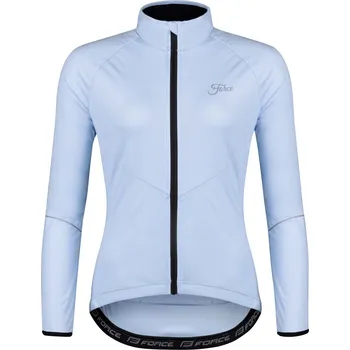 Cyklistická bunda bunda FORCE ARROW LADY softshell, sv. modrá Velikost: XL + Výměna dárku do konce ledna 2026
